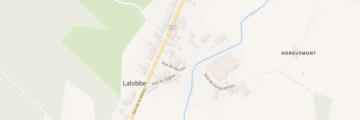 Plan du 5 Rue du Moulin à Lalobbe