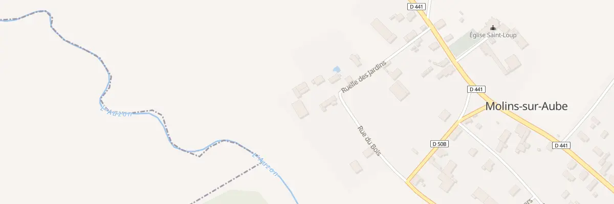 Plan du 17 Rue du Bois à Molins-sur-Aube