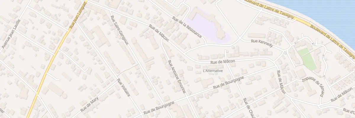 Plan du 20 Rue de Macon à Montceau-les-Mines