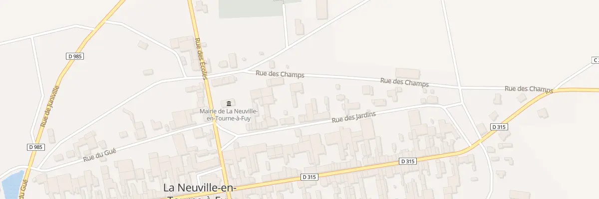 Plan du 11 Rue des Jardins à La Neuville-en-Tourne-à-Fuy