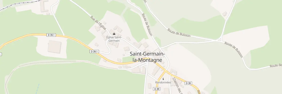 Plan du 40 Rue de l’Église à Saint-Germain-la-Montagne