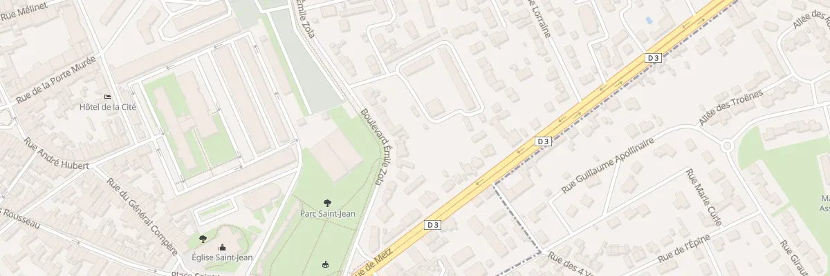 Plan du 87 Bd Emile Zola à Châlons-en-Champagne