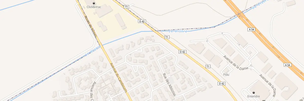 Plan du 6 Rue des Trois Cypres à Caissargues