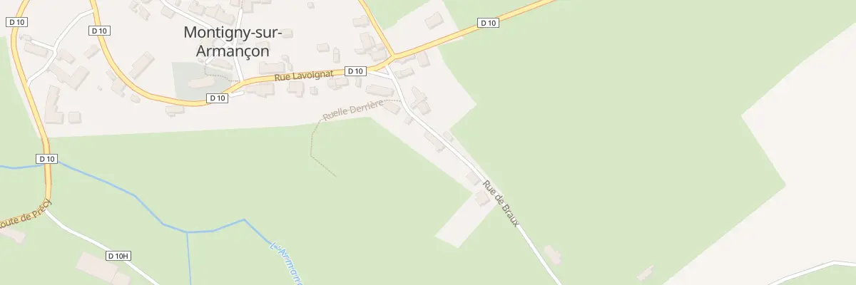 Plan du 2 Rue de Braux à Montigny-sur-Armançon