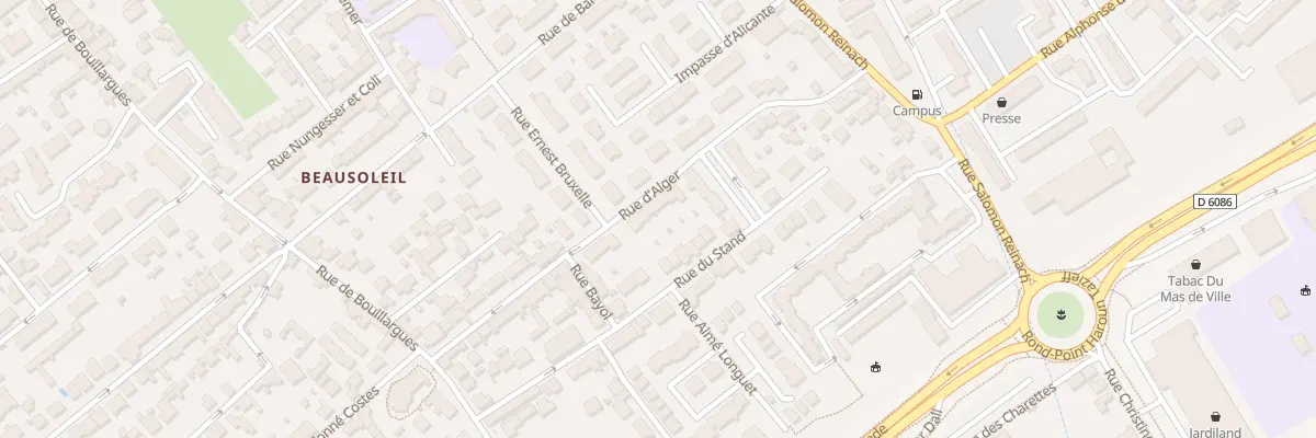Plan du 204 Rue d’Alger à Nîmes