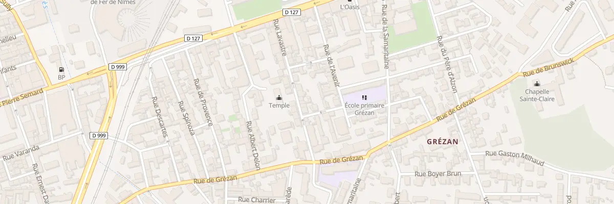 Plan du 21 Rue Lavastre à Nîmes