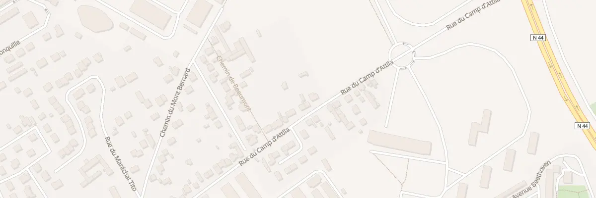 Plan du 153 Rue du Camp d’Attila à Châlons-en-Champagne