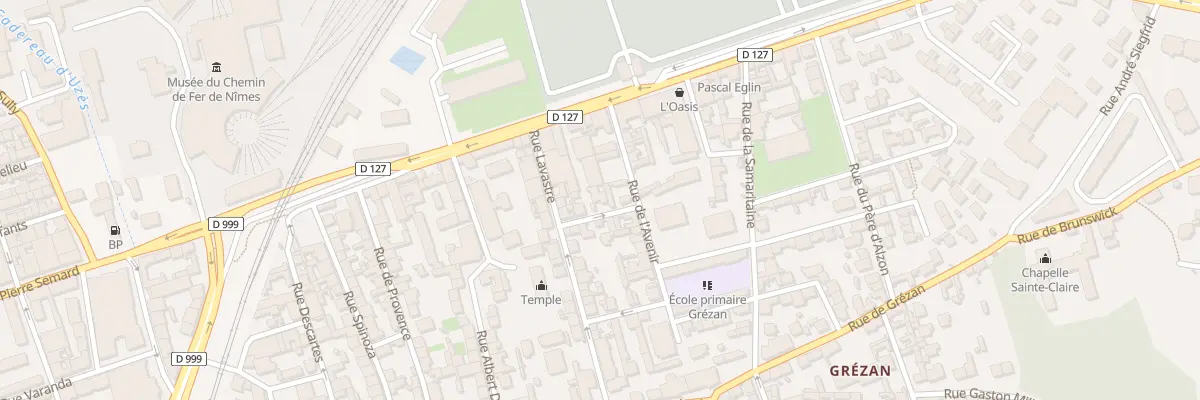 Plan du 3B Rue Albin Michel à Nîmes