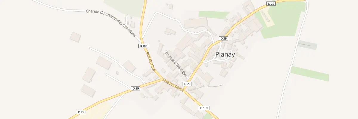 Plan du 4 Imp Saint Eloi à Planay