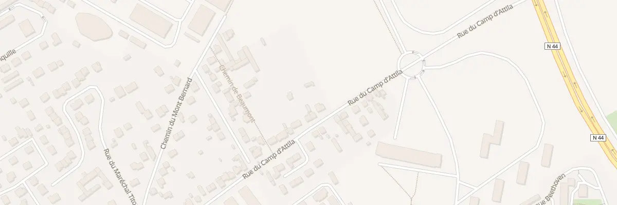 Plan du 155 Rue du Camp d’Attila à Châlons-en-Champagne