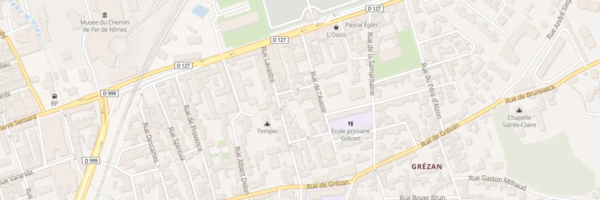Plan du 6 Rue Albin Michel à Nîmes