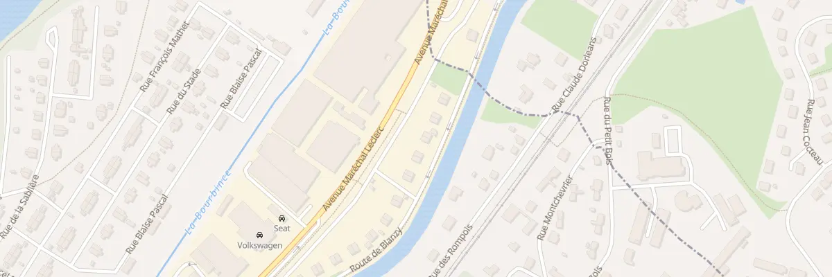 Plan du 14 Rte de Blanzy à Montceau-les-Mines