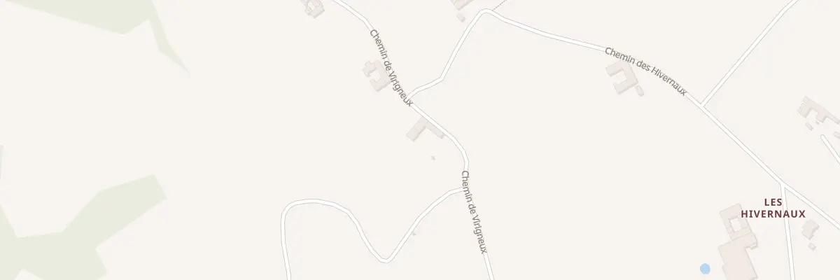 Plan du 605 Che de Virigneux à Meys