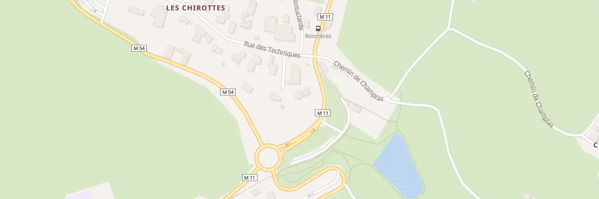 Plan du 1 Rue des Techniques à Saint-Héand