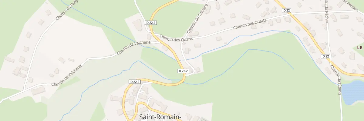 Plan du 268 Rte de la Bascule à Saint-Romain-les-Atheux