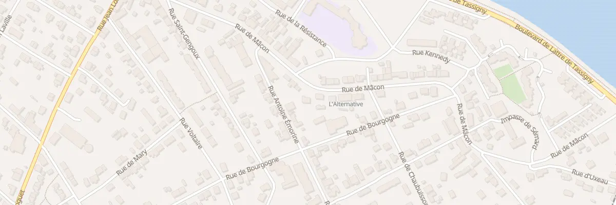 Plan du 24 Rue de Macon à Montceau-les-Mines