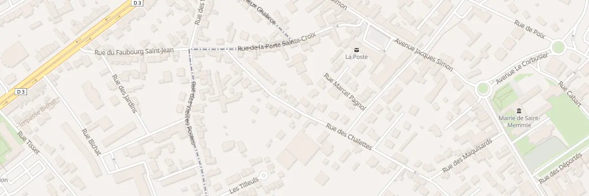 Plan du 15 Rue des Chalettes à Saint-Memmie