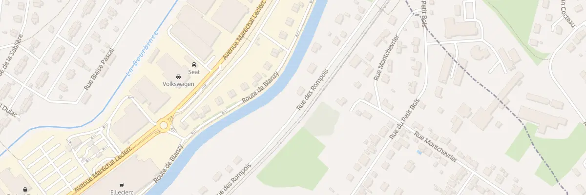 Plan du 9002 Rue des Rompois à Montceau-les-Mines