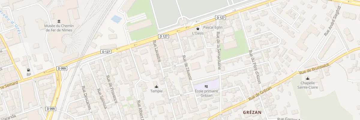 Plan du 5 Rue Albin Michel à Nîmes