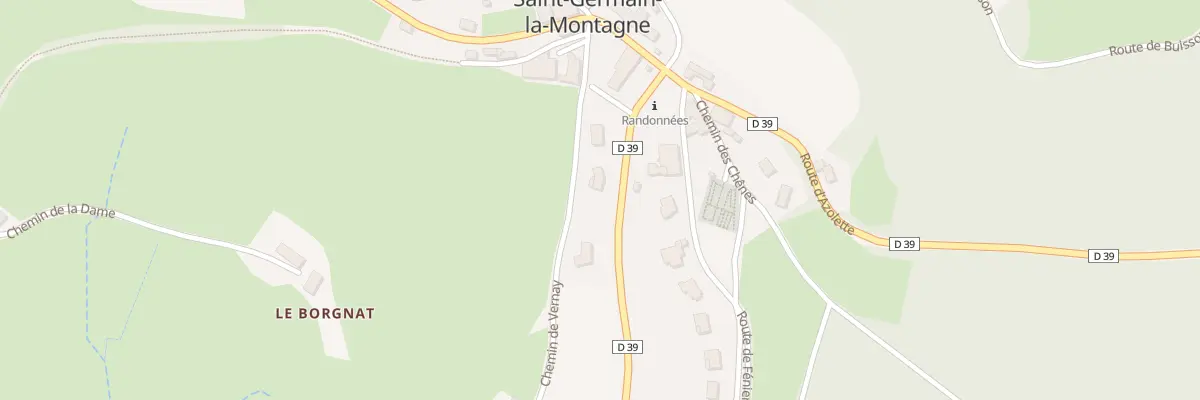 Plan du 5267 Le Bourg à Saint-Germain-la-Montagne