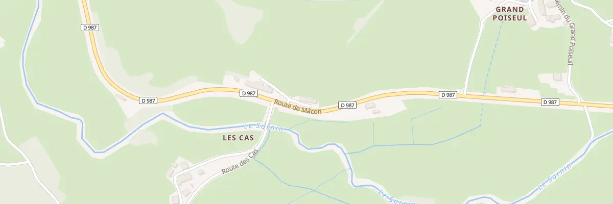 Plan du 1525 Rte de Mâcon à Saint-Racho