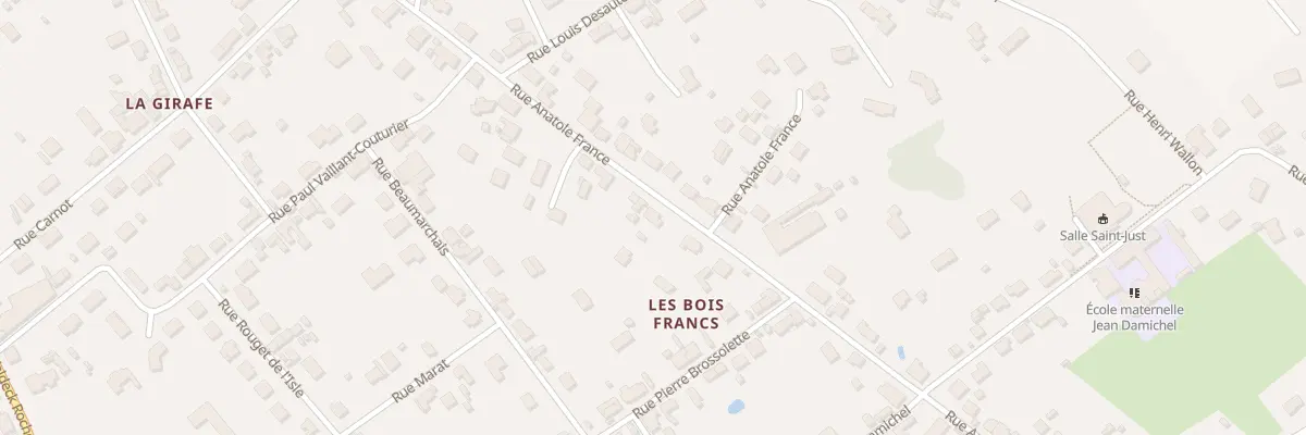 Plan du 46 Rue Anatole France à Saint-Vallier
