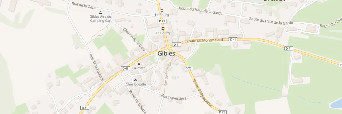 Plan du 5051 Le Bourg à Gibles