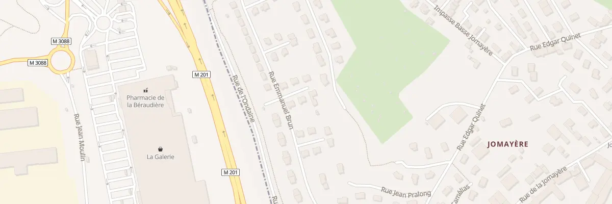 Plan du 51 Rue Emmanuel Brun à Saint-Étienne