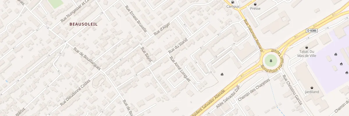 Plan du 22 Rue du Stand à Nîmes