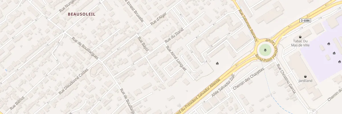 Plan du 2 Rue de la Farandole à Nîmes