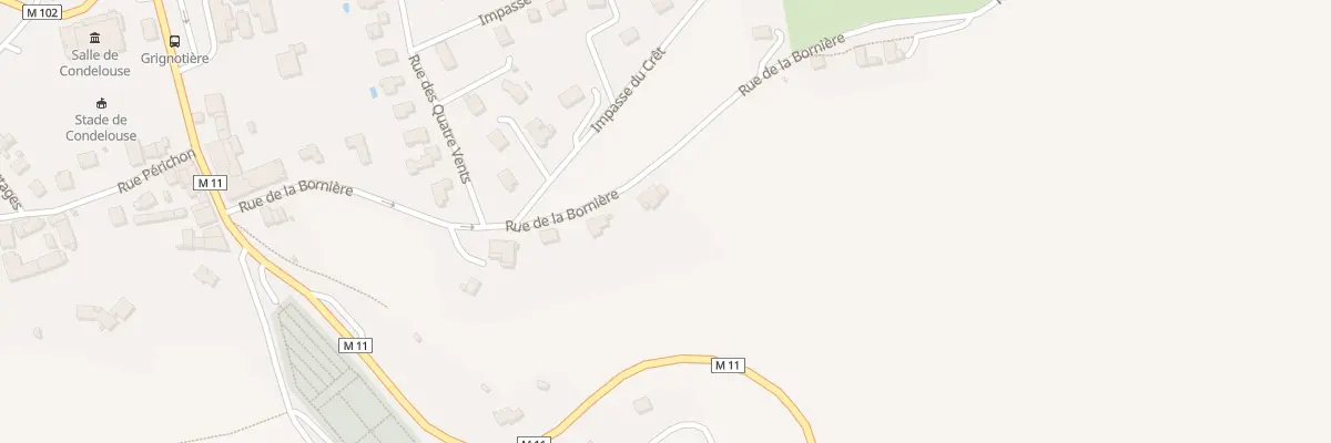 Plan du 10 Rue de la Bornière à Saint-Héand