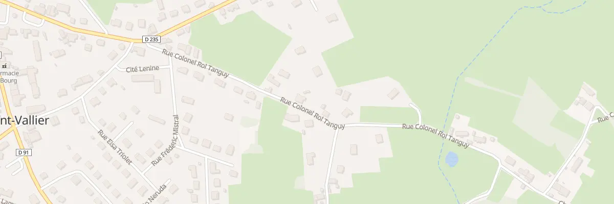 Plan du 23 Rue Colonel Rol Tanguy à Saint-Vallier
