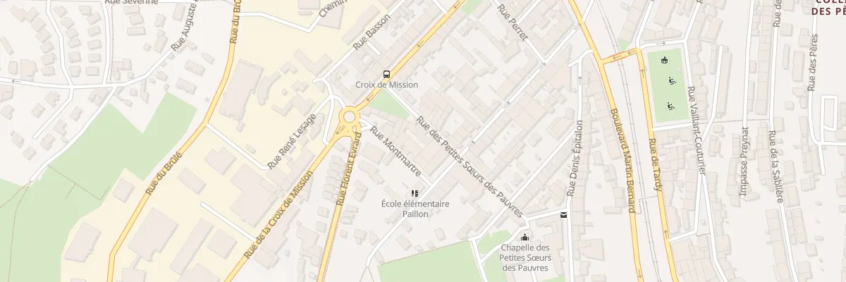 Plan du 4B Rue Petites Soeurs des Pauvres à Saint-Étienne
