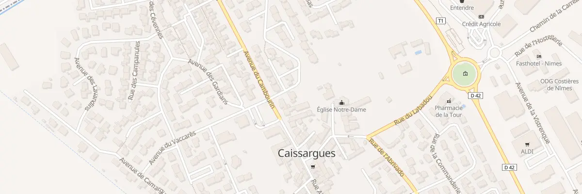 Plan du 184 Av du Cambourin à Caissargues