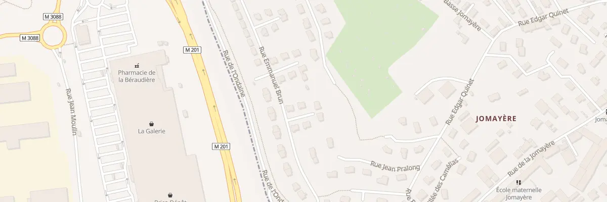 Plan du 57 Rue Emmanuel Brun à Saint-Étienne