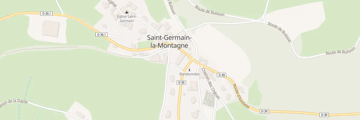 Plan du 40 Rue de la Mairie à Saint-Germain-la-Montagne