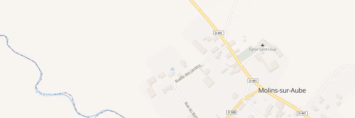 Plan du 6 Rle des Jardins à Molins-sur-Aube