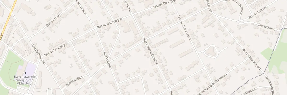 Plan du 42 Rue Antoine Emorine à Montceau-les-Mines