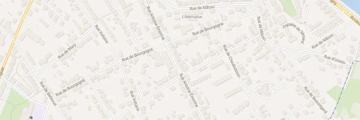 Plan du 21 Rue Antoine Emorine à Montceau-les-Mines
