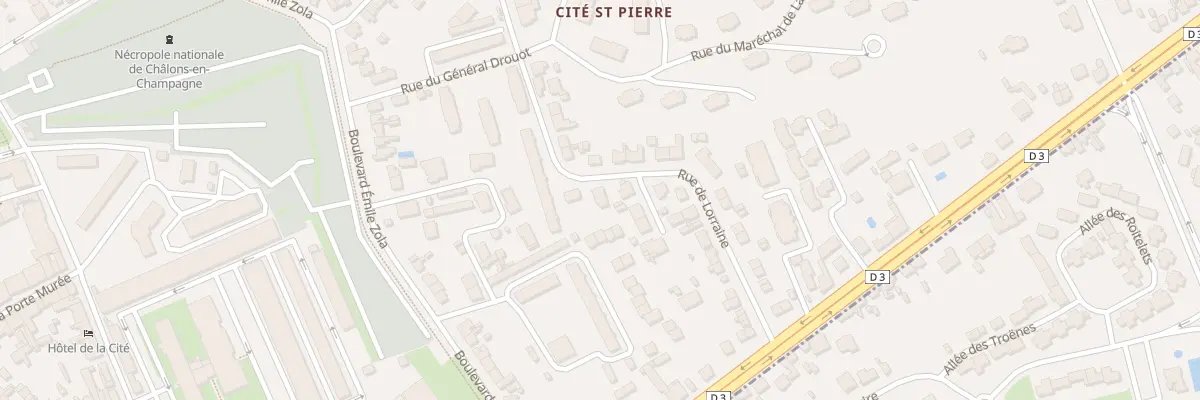 Plan du 14 Rue de Lorraine à Châlons-en-Champagne