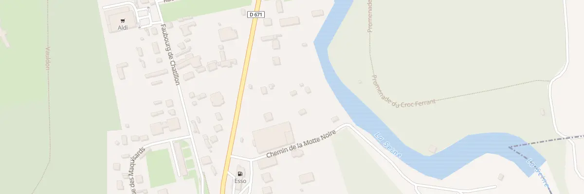 Plan du 18 Fg De Bourgogne à Bar-sur-Seine