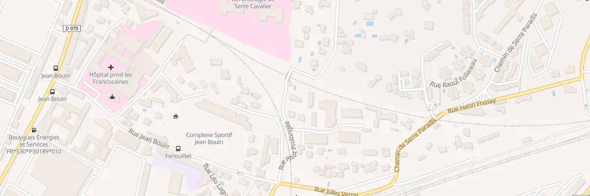 Plan du 12 Rue Pitot Prolongée à Nîmes