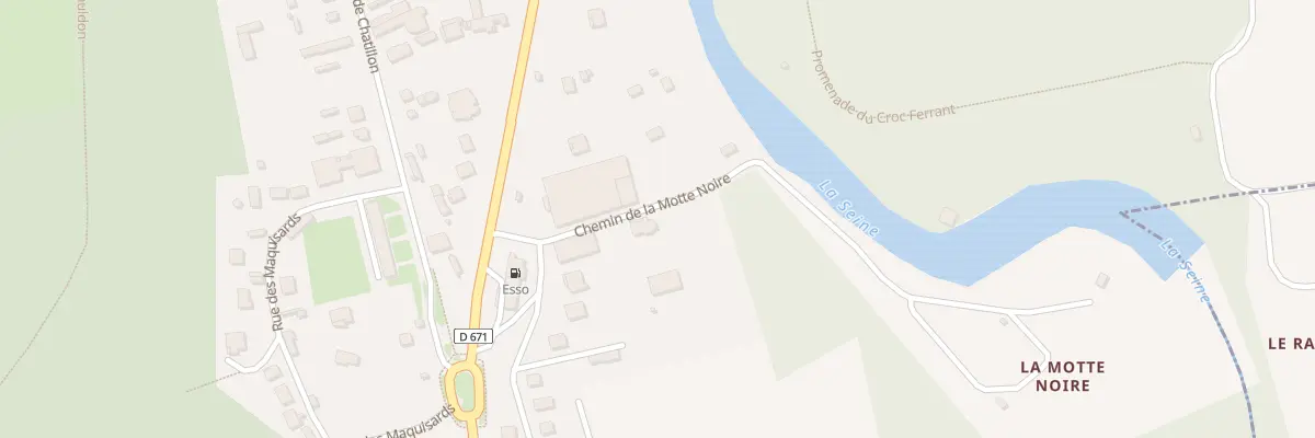 Plan du 9005 Che De La Motte Noire à Bar-sur-Seine