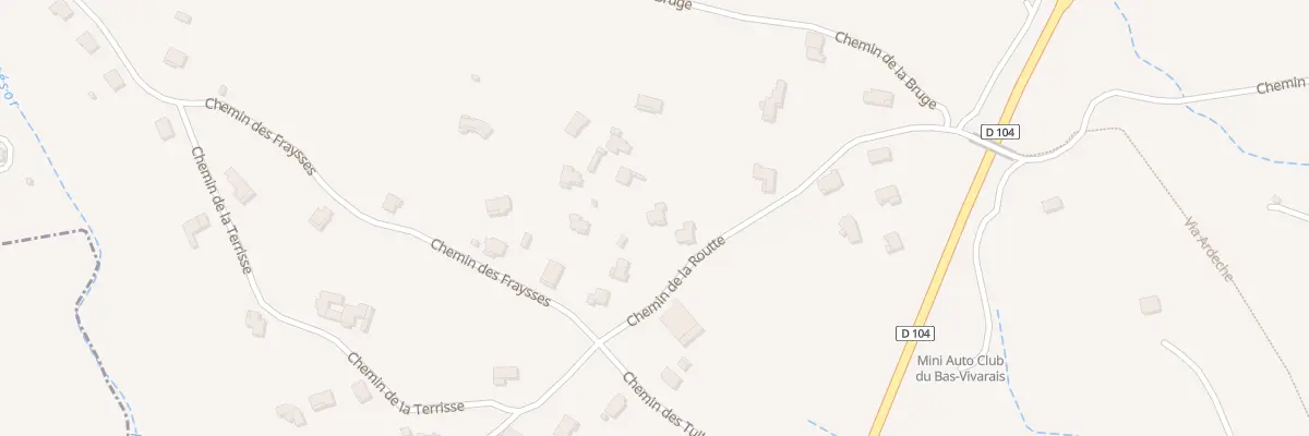 Plan du 15 Che Chemin de la Routte à Saint-Sernin