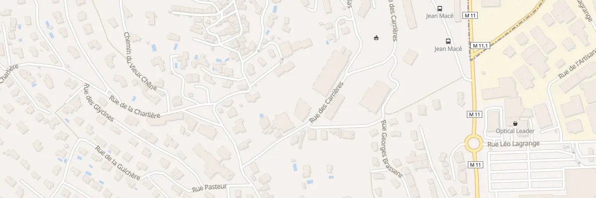 Plan du 1 Rue des Carrierès à Saint-Priest-en-Jarez