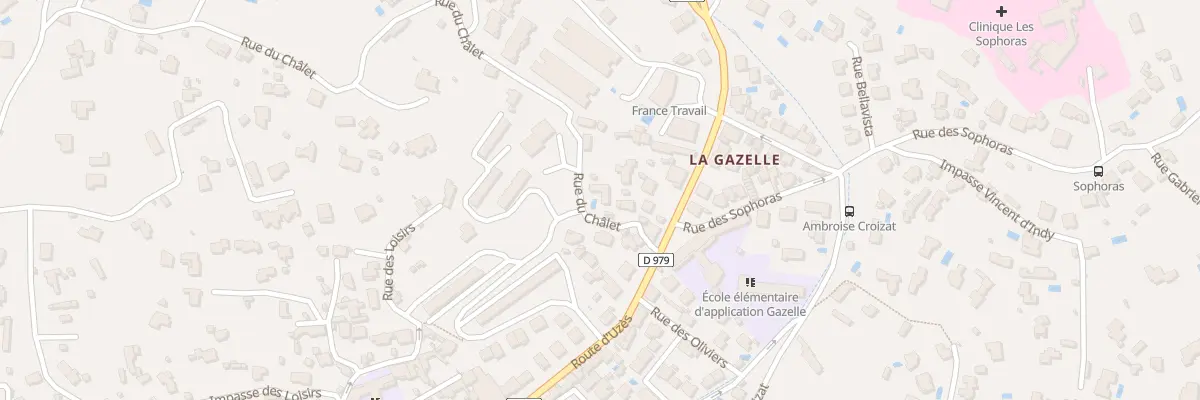 Plan du 70 Rue du Chalet à Nîmes