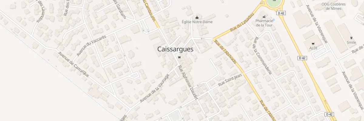Plan du 17 Rue Alphonse Daudet à Caissargues