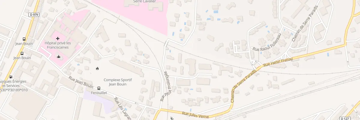 Plan du 10B Rue Pitot Prolongée à Nîmes