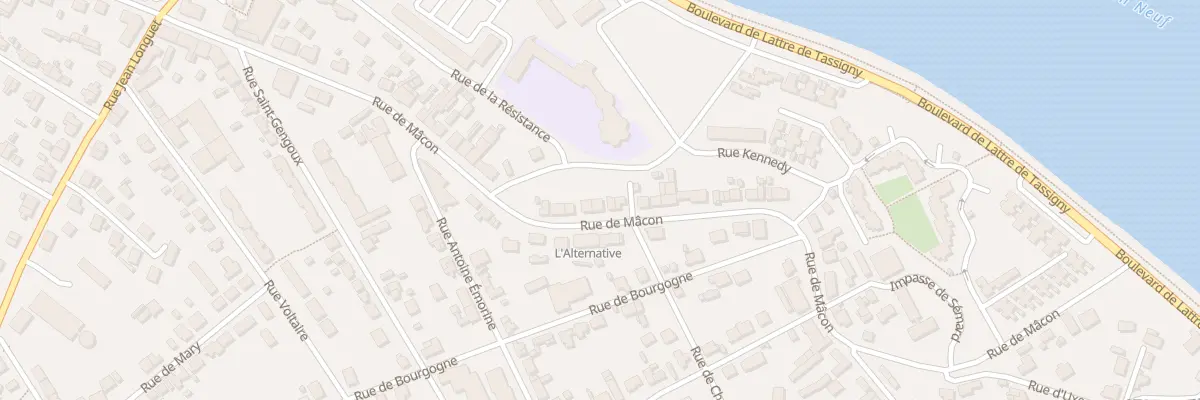 Plan du 43 Rue de Macon à Montceau-les-Mines