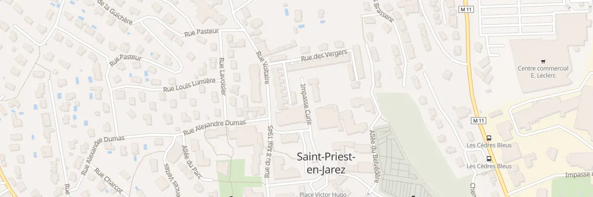 Plan du 23 Rue des Vergers à Saint-Priest-en-Jarez